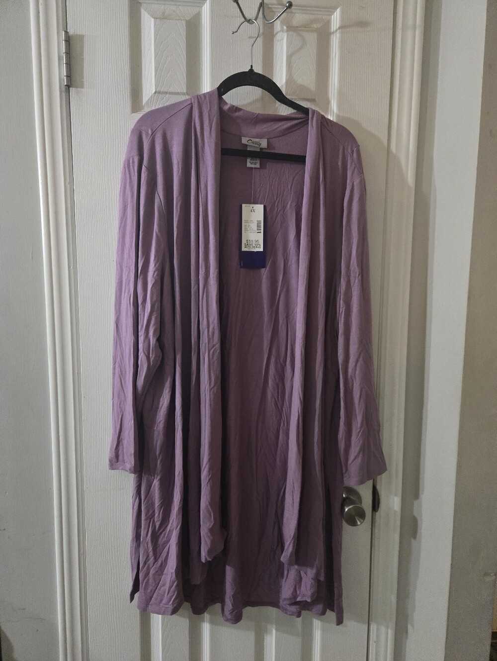 Nwt 4x Catherines knit long cardigan